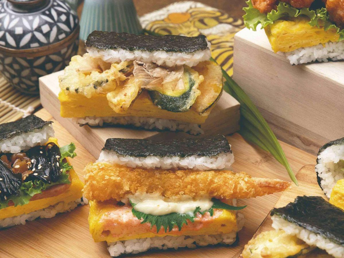 大安區信義安和站周邊的沖繩風味飯糰,以熱米飯、海苔與厚蛋打造飽足感