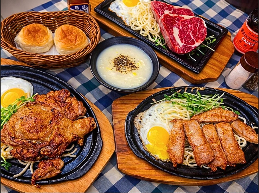 三重牛排館推薦:大智牛排嚴選頂級和牛,細緻的大理石紋路油花在鐵板上滋滋作響,是老饕必吃的奢華原肉選擇