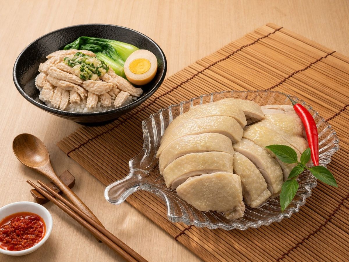 湖口民生街雞肉飯以雞肉搭配白飯與醬汁，口味家常，適合附近居民作為日常午餐或晚餐選擇（圖／業者提供）