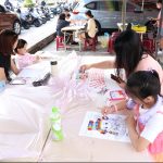 六宮化身城市畫布 竹塹媽祖文化祭掀起寫生熱潮