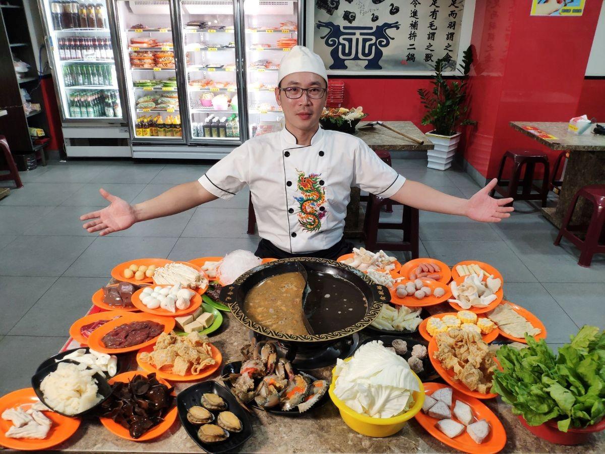 台南特色「禽獸鍋」將薑母鴨與羊肉爐並列上桌，一次保留兩種冬令鍋物的特色（圖片來源：業者提供，經 ChatGPT輔助局部校正）
